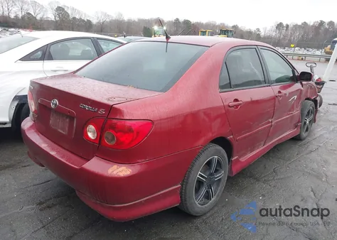 2008 Toyota Corolla S from USA, damaged, VIN 1NXBR32E58Z962660